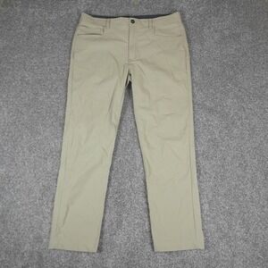 Western Rise Evolution Pant Mens 34 Tan Khaki 2-Way Stretch Travel Chino